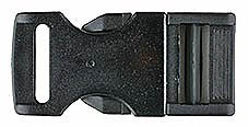Steckschnalle 20mm schwarz